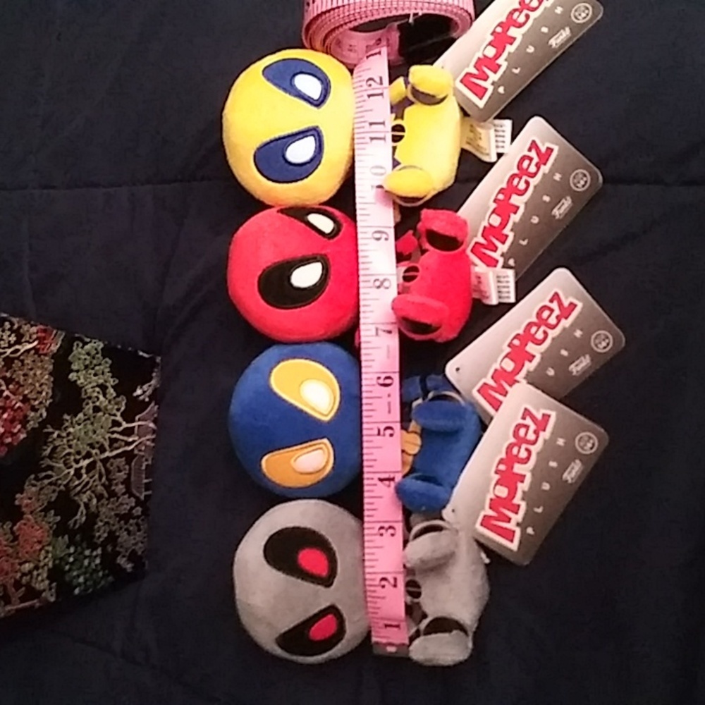 Deadpool Mopeez all 4 colors